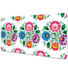 Decormat Podloga za pisalno mizo Folk style flowers 90x45 cm 