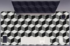 Decormat Podloga za pisalno mizo Six 3D pattern 90x45 cm 