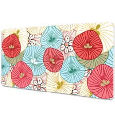 Decormat Podloga za pisalno mizo Floral pattern 90x45 cm 