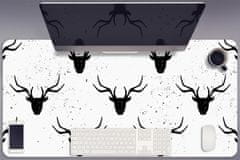 Decormat Namizna podloga Black deer pattern 100x50 cm 