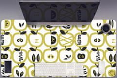 Decormat Podloga za pisalno mizo Apples pattern 90x45 cm 