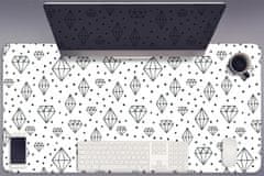 Decormat Podloga za pisalno mizo Drawn diamonds 90x45 cm 