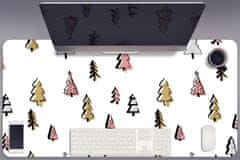Decormat Podloga za pisalno mizo Pastel Christmas trees 100x50 cm 