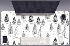 Decormat Podloga za pisalno mizo Winter Christmas tree 100x50 cm 