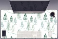 Decormat Podloga za pisalno mizo Winter Christmas tree 100x50 cm 