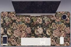 Decormat Podloga za pisalno mizo Tkane rože 90x45 cm 