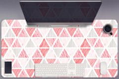 Decormat Podloga za pisalno mizo Pink triangles 100x50 cm 