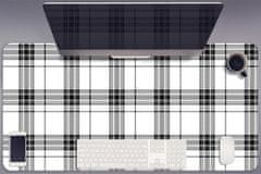 Decormat Podloga za pisalno mizo Plaid pattern 100x50 cm 