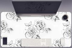 Decormat Podloga za pisalno mizo Roses 90x45 cm 