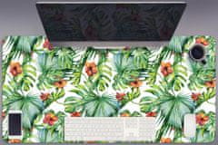 Decormat Podloga za pisalno mizo Hawaiian leaves 90x45 cm 