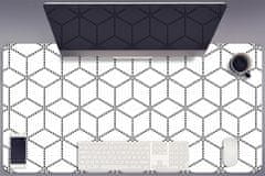 Decormat Namizna podloga Gray cubes 90x45 cm 