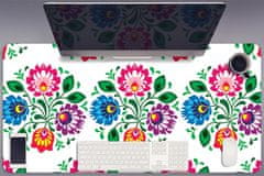 Decormat Podloga za pisalno mizo Folk style flowers 90x45 cm 