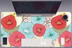 Decormat Podloga za pisalno mizo Floral pattern 90x45 cm 