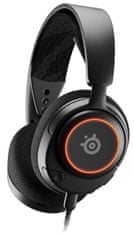 SteelSeries Arctis Nova 3 slušalke, žične, črne (61631)