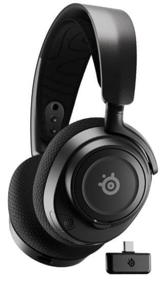 SteelSeries Arctis Nova 7 slušalke, brezžične, črne (61553)