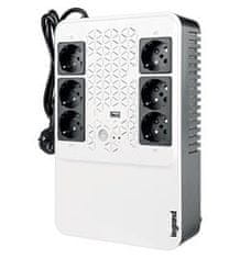 LEGRAND UPS Keor Multiplug 600VA/360W FR, Line-interactive, Tower, izhod 6x FR (CZ), polnjenje USB 1A