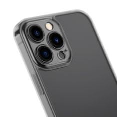 BASEUS Ovitek Frosted Glass Case za iPhone 13 Pro Max (črn)