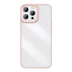 BASEUS Crystal Transparent Case za iPhone 13 Pro Max (roza)