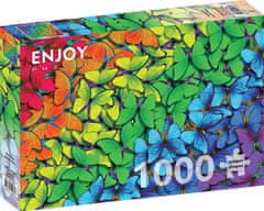 ENJOY Puzzle Mavrični metulji 1000 kosov