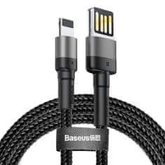 BASEUS Baseus Cafule obojestranski kabel USB Lightning 1,5A 2 m (siva + črna)