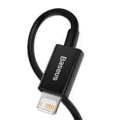 BASEUS Kabel Baseus Superior Series USB na iP 2,4A 2m (črn)