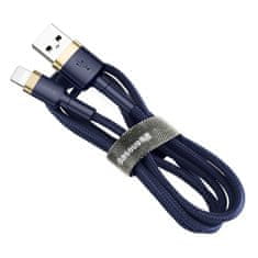 BASEUS Baseus Cafule Lightning kabel 2.4A 1m (zlati + temno modri)