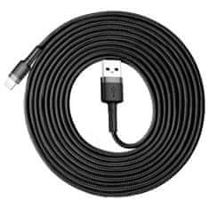 BASEUS Baseus Cafule USB Lightning kabel 2A 3 m (črna + siva)