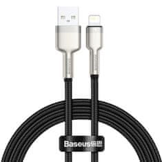 BASEUS USB cable for Lightning Baseus Cafule, 2.4A, 1m (black)