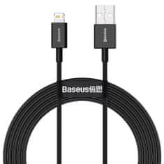 BASEUS Kabel Baseus Superior Series USB na iP 2,4A 2m (črn)