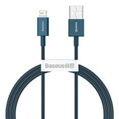 BASEUS Kabel Baseus Superior Series USB na iP 2.4A 1m (modri)