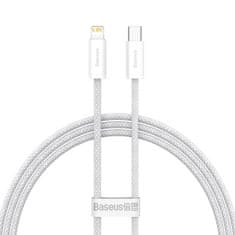 BASEUS Baseus Dinamični kabel USB-C za Lightning, 23 W, 1 m (bel)