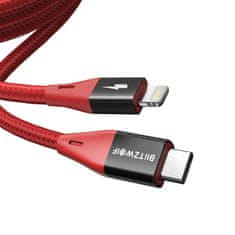 Blitzwolf Kabel USB-C Lightning BW-CL3, MFI, 20W, 1.8m 