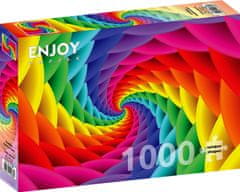 ENJOY Puzzle Gradient: Mavrični vrtinec 1000 kosov