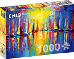 ENJOY Puzzle Mavrične jadrnice 1000 kosov