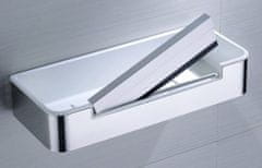 schmidler Polica z brisalcem stekla ARIA, mirror finish, 12,1x29x5,3 cm