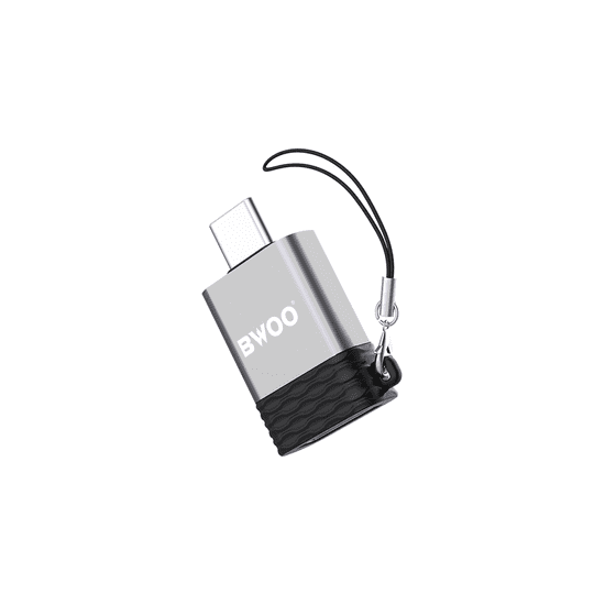 BWOO Adapter USB na USB-C BZ-35 siv