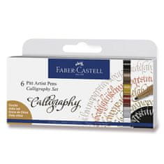 Faber-Castell Pitt Artist Pen Kaligrafija 6 kosov