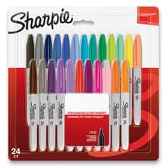 Sharpie Permanentni marker Fine komplet 24 barv