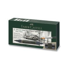 Faber-Castell Akvarelni markerji Albrecht Dürer Grey, 5 barv