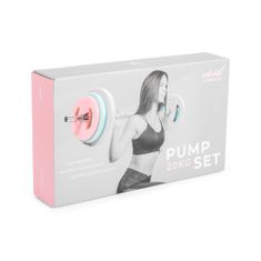 Gymstick Vivid pump set za dviganje uteži, 20kg