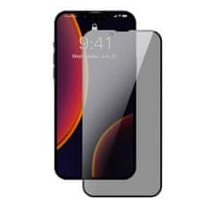 BASEUS Kaljeno steklo z 0,23 mm filtrom zasebnosti za iPhone 13 Mini (2 kosa)