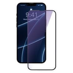 BASEUS Kaljeno steklo z 0,3 mm filtrom modre svetlobe za iPhone 13 Mini (2 kosa)