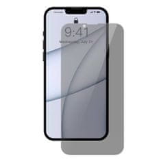 BASEUS Kaljeno steklo z 0,3 mm filtrom zasebnosti za iPhone 13 Pro Max (2 kosa)