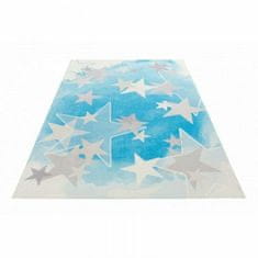 eoshop Otroška preproga Stars 410 modro (Varianta: 120 x 170 cm-DOWN)