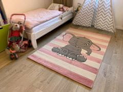 eoshop Preproga Kiddo A1087 roza (Varianta: 80 x 150 cm - POPUST)