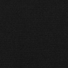 Vidaxl Vzmetnica z žepkasto vzmetjo črna 160x200x20 cm blago