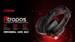 Crono Atropos - gaming slušalke, USB, 7.1 zvočni učinek
