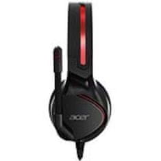 Acer NITRO Gaming Headset z mikrofonom - 3,5 mm priključek jack, 20 Hz-20 kHz, 100 dB, 50 mm gonilniki, 21 Ohm (maloprodajno pakiranje)