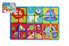 Teddies Magnetna tabla puzzle živali plastika v foliji 24m+