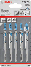Bosch Rezilo vbodne žage t227d 5 kosov.